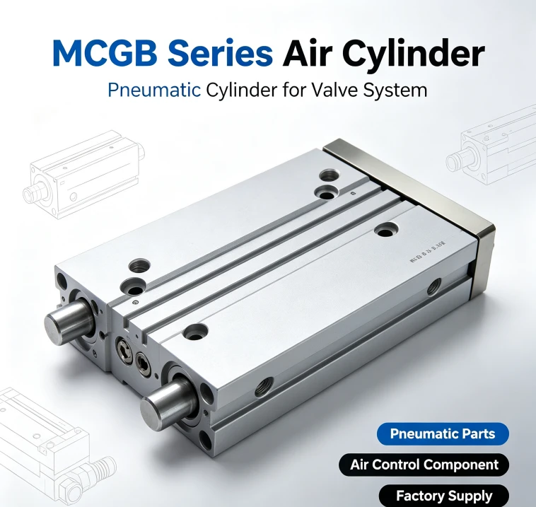 MCGB-03-12-10 Mini Twin-Guide Pneumatic Cylinder